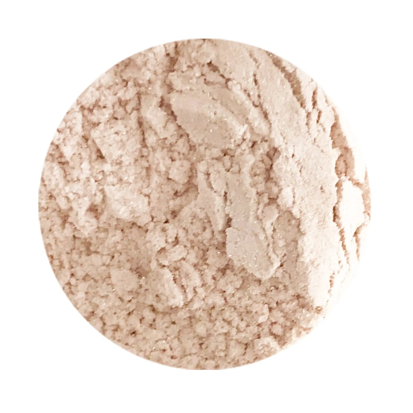 Ivory Sparkle Loose Mineral Eye Shadow by Indigo Private Label, Makeup Manufacturers. Clean cosmetics and natural makeup ready for your name brand