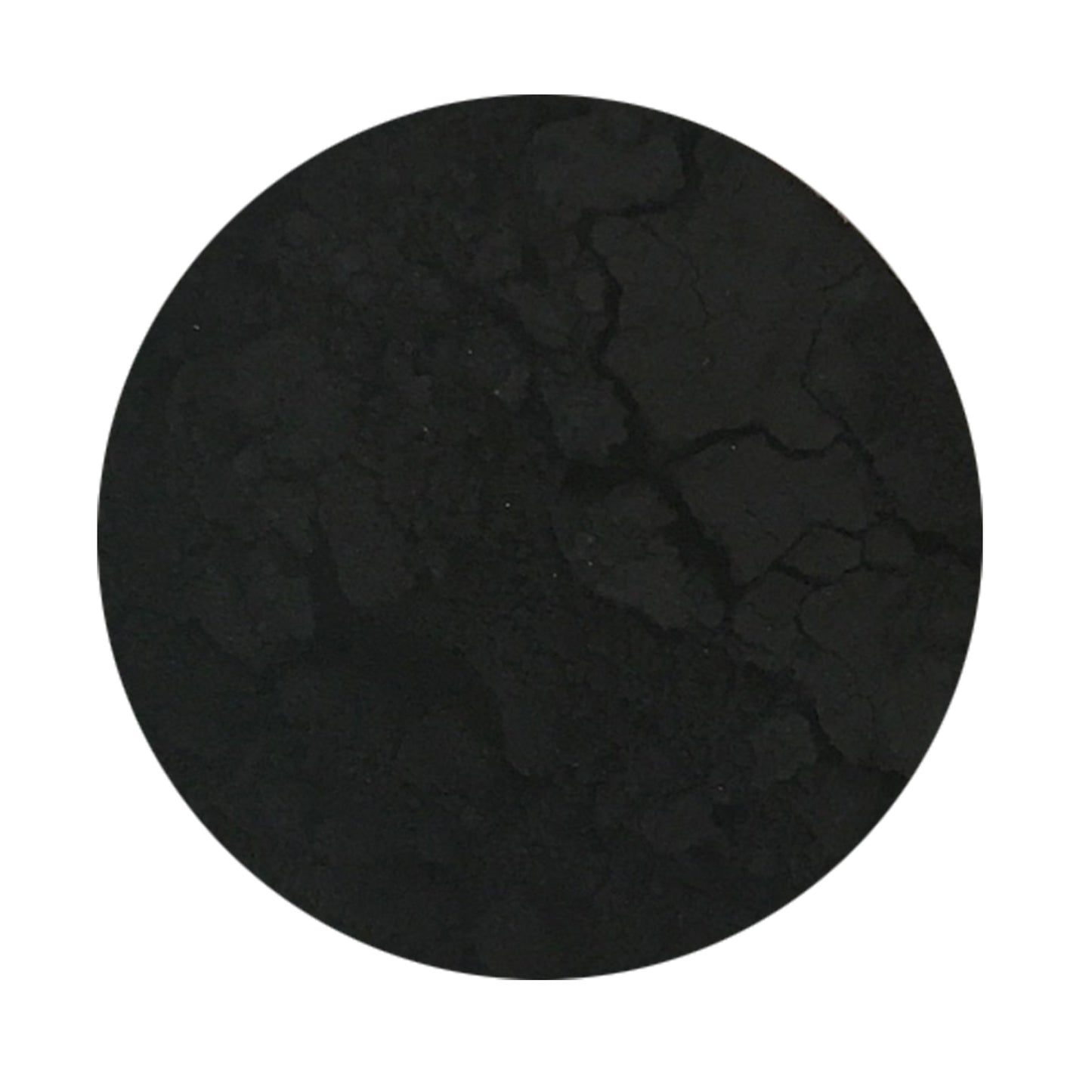 Black Vegan Loose Mineral Shadow by Indigo Private Label, Makeup Manufacturers. White label cosmetics and natural makeup ready for your name Brand