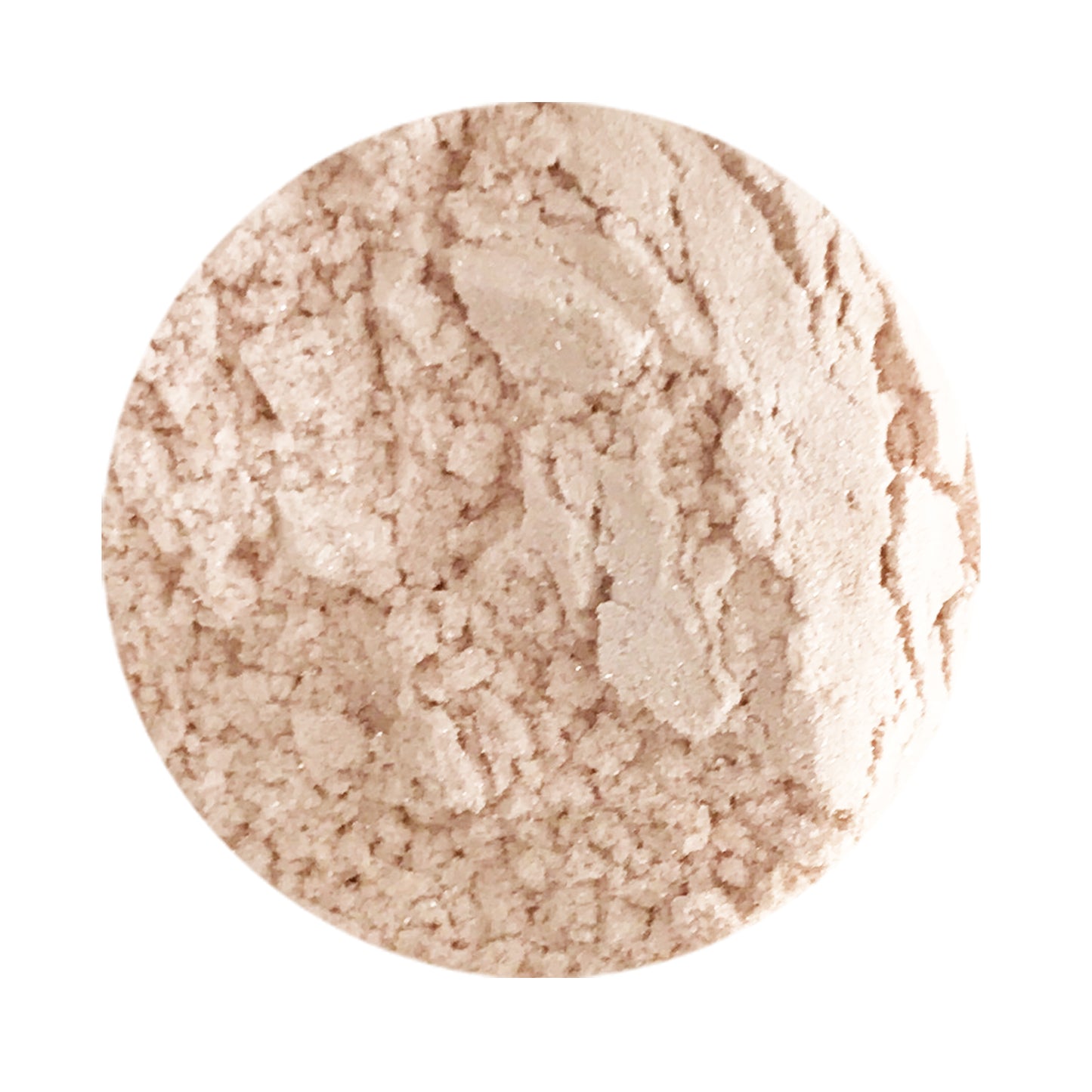 Ivory Sparkle Vegan Loose Mineral Shadow by Indigo Private Label, Makeup Manufacturers. White label cosmetics and natural makeup ready for your name Brand