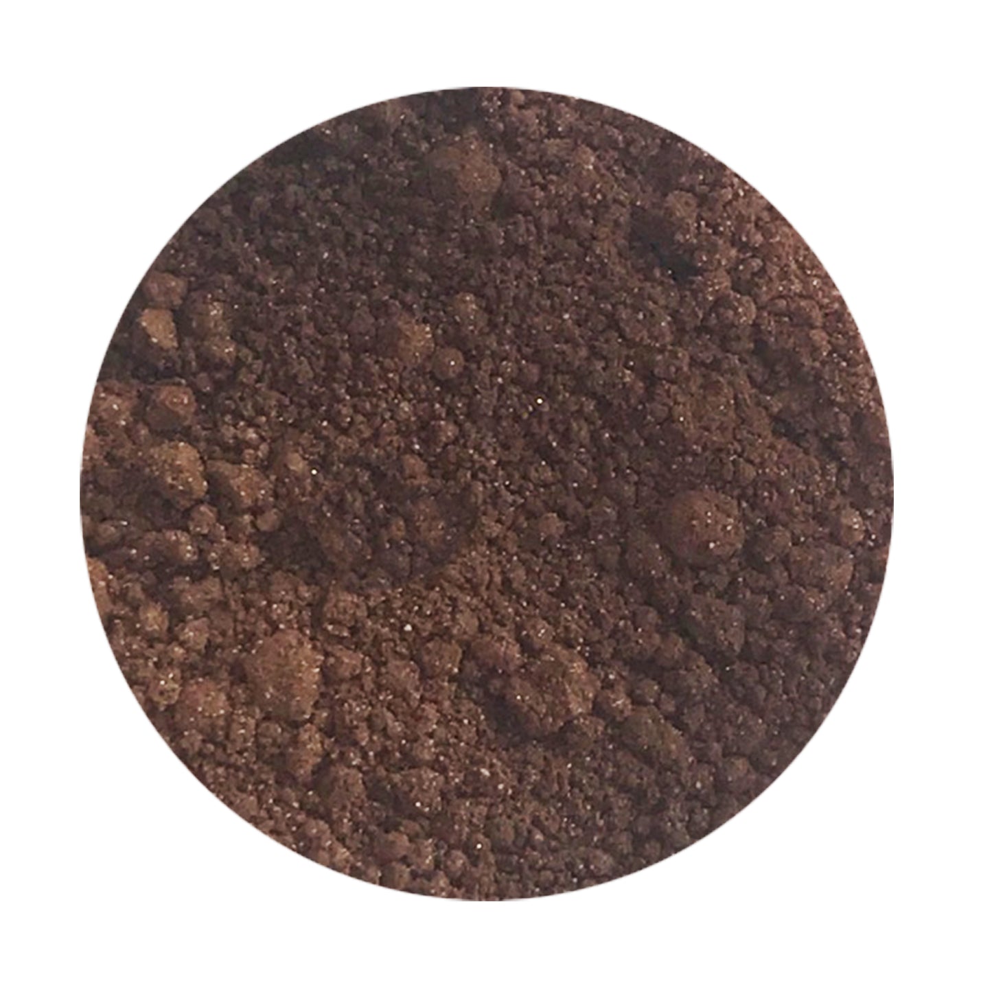 Natural Brown Vegan Loose Mineral Shadow by Indigo Private Label, Makeup Manufacturers. White label cosmetics and natural makeup ready for your name Brand