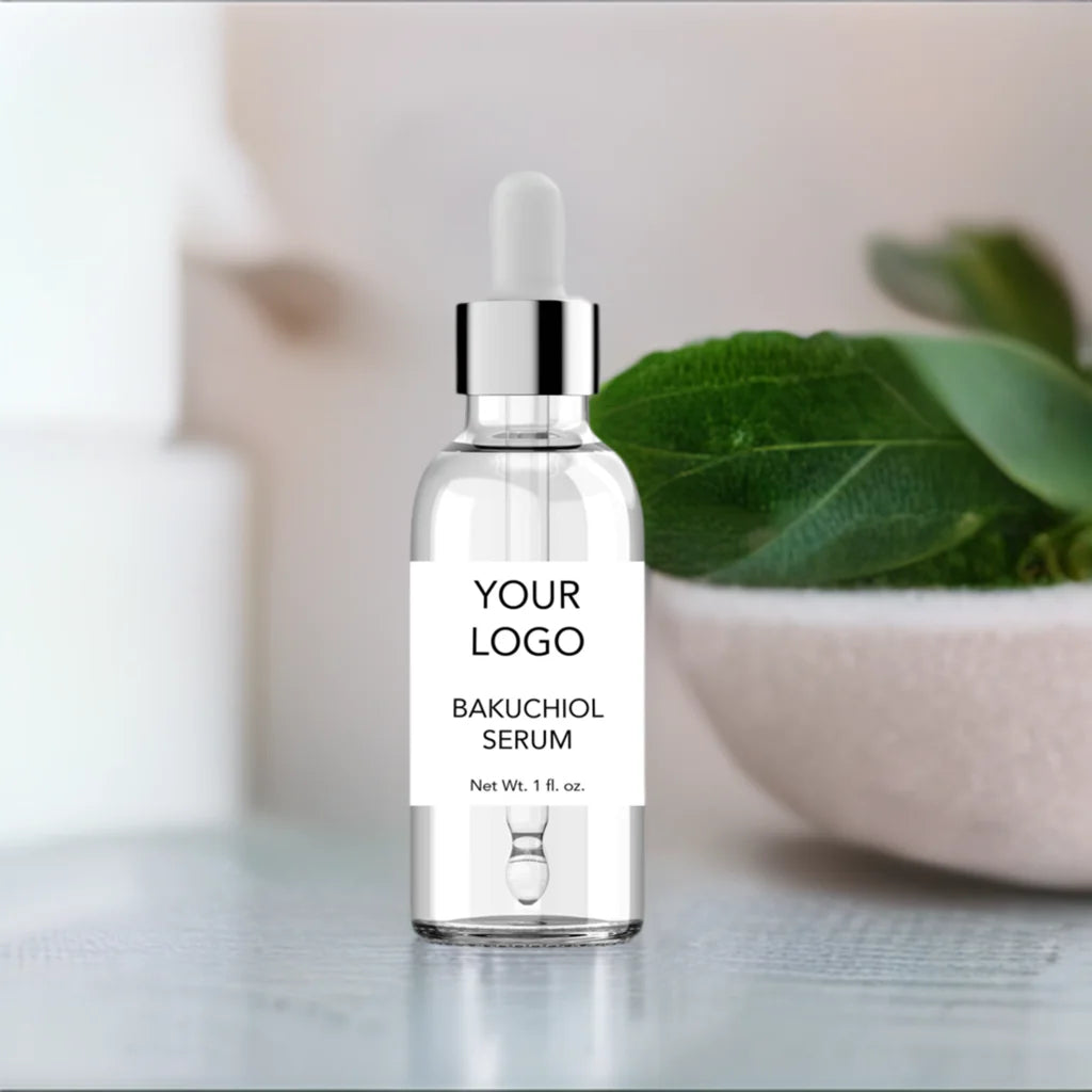 Bakuchiol Serum, natural skincare. Indigo Private Label Cosmetics