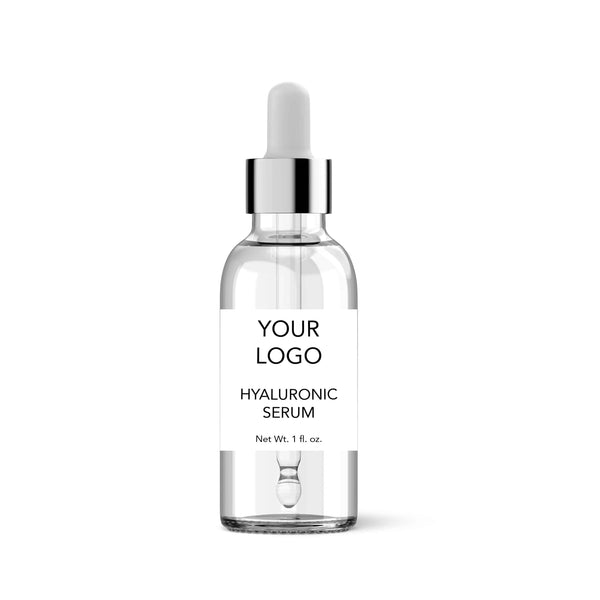 Indigo Private Label Hyaluronic Acid Serum for hydration and plump skin