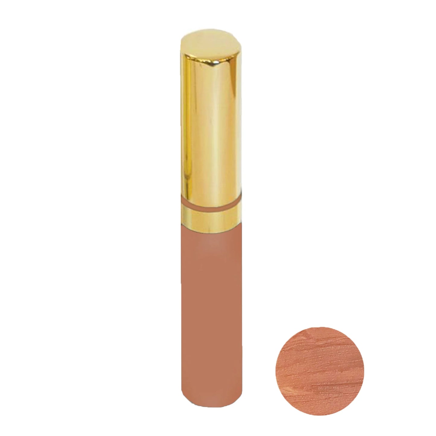 Peach Natural Lip Gloss by Indigo Private Label, Makeup and Skin Care Manufacturers. Clean cosmetics and natural makeup ready for your name brand